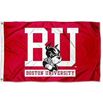 【中古】【輸入品・未使用】BUボストンテリアUniversity Large Collegeフラグ