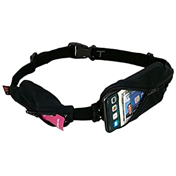 【中古】【輸入品・未使用】SPIbelt dual-pocketスポーツベルト、ブラックFabric/Black Zipper/Logo Band｜ムジカ＆フェリーチェ店 15,377円