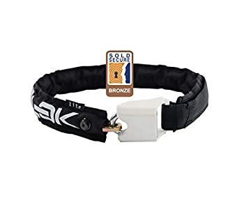 【中古】【インポート品・未当て嵌める】HIPLOK(御居処鍵を掛ける) HIPLOK LITE WHITE LK-HL-010 スポーツ・アウトドア-自転車用アクセサリー-ロック
