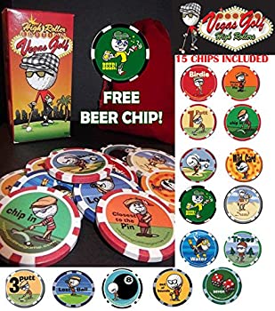 Vegas Golf Vipエディション19チップGame with Free Deluxeティーバッグ 2zzhgl6 19 Chip VIP Edition | Vegas Golf Course Gambling Game