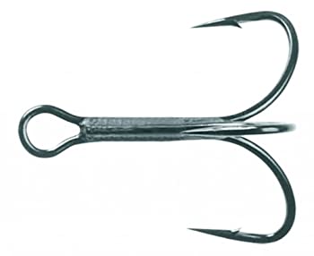 【中古】【輸入品・未使用】(6%ｶﾝﾏ% Black Nickel) - Mustad UltraPoint KVD Elite Series Triple Grip Treble Hook with 1 Extra Strong/Standard Length Hook (Pack of 6)