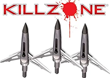 【中古】【輸入品・未使用】アーチェリー製品 Killzone 125グレイントロフィーチップポイント 3パック