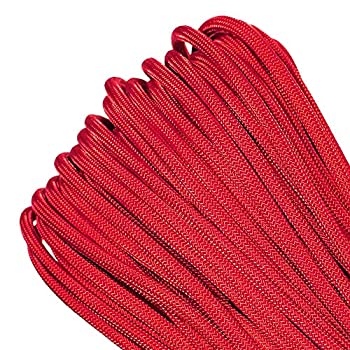 【中古】【輸入品・未使用】(30m%ｶﾝﾏ% Scarlet Red) - Paracord Planet 250kg Safety Type III Commercial Paracord