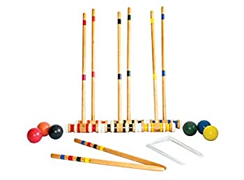 【中古】【輸入品・未使用】Triumph Sports USA 6-Player Croquet Set