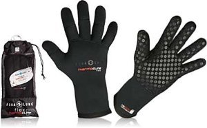【中古】【インポート品・未当て嵌める】Aqua Lung ディープ シー 5粍 メンズ サーモクライン フレックス 飛びこみ 地球儀