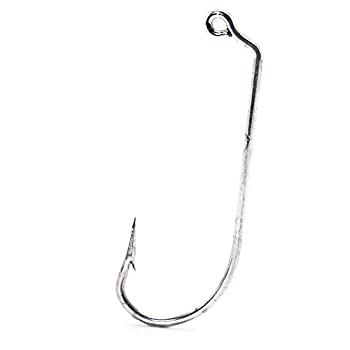 【中古】【輸入品・未使用】(Size 4/0) - Mustad 34184D Classic O'Shaughnessy 60-Degree Bend Extra Long Shank Forged Duratin Jig Hook (100-Pack)|ムジカ&フェリーチェ店