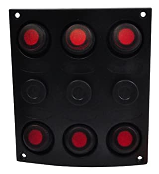 【中古】【輸入品・未使用】SeaSense 防水6ギャングトグルスイッチパネル｜ムジカ＆フェリーチェ店