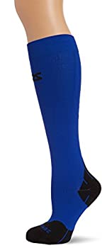 【中古】【輸入品・未使用】Zensah Tech+ コンプレッションソックス???ランニングコンプレッションソックス Medium (Men's 7-9.5%ｶﾝﾏ% Women's 8.5-11) ブルー