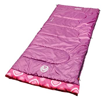 【中古】【輸入品・未使用】Coleman(コールマン) RECTANGULAR (レクタングラー ) 子供用寝袋 最適温度 7.2 ℃ 165cmまで対応 日本未発売 Purple/Pink Pattern [並行輸入品]｜ムジカ＆フェリーチェ店