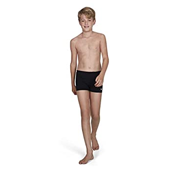 【中古】【インポート品・未当て嵌める】Speedo Endurance+ Boy\u0027s Swimming Aqua Short%ｶﾝﾏ% Black%ｶﾝﾏ% 6 Years