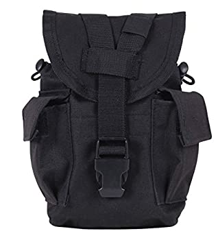 【中古】【輸入品・未使用】（ロスコ） ROTHCO　　MOLLE II水筒＆ユーティリティポーチ [40114] (ブラック)