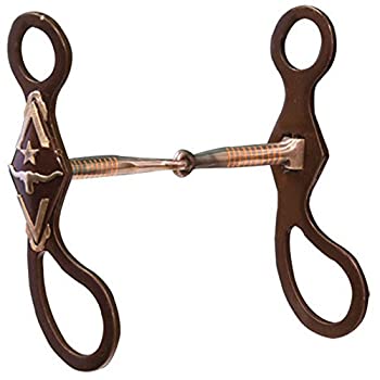 【中古】【輸入品・未使用】アンティークShowビット銅Inlay and Star and Steerデザインサイズ：5?%ﾀﾞﾌﾞﾙｸｫｰﾃ%