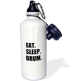 【中古】【輸入品・未使用】3dRose wb_180402_1 Eat Sleep Film-Gifts for Movie Makers and Video Making Enthusiasts Sports Water Bottle%ｶﾝﾏ% 21 oz%ｶﾝﾏ% White by 3dRo