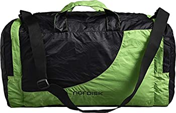 【中古】【輸入品・未使用】NORDISK(ノルディスク) ポケッタブル トラベルバッグ ビランド 45L ブラック/ペリドットグリーン 133085|ムジカ&フェリーチェ店
