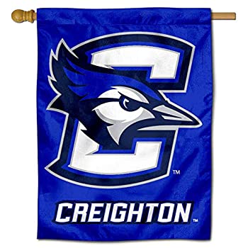 【中古】【輸入品・未使用】College Flags \u0026 Banners Co. Creighton バナーハウスフラッグ