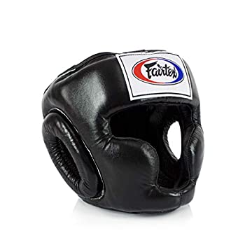 【中古】【輸入品・未使用】Fairtex ヘッドギア ヘッドガード スーパースパーリング HG3 HG10 HG13 ムエタイ ボクシング キックボクシング (HG3 ブラック XL)|ムジカ&フェリーチェ店