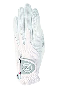 【中古】【輸入品・未使用】Zero Friction レディース コンプレッションフィット 合成繊維 ゴルフ用グローブ フリーサイズ ホワイト