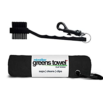 【中古】【輸入品・未使用】(Jet Black) - Greens Towel Duo Pack