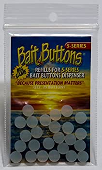 【中古】【輸入品・未使用】BAIT BUTTONS Big Game Refill%ｶﾝﾏ% Translucent