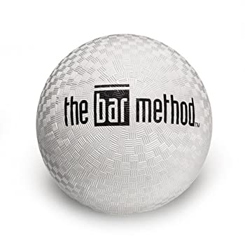 【中古】【インポート品・未当てはめる】The Bar Method 黒いことロゴタイプ 白いこと 7in エクササイズボール