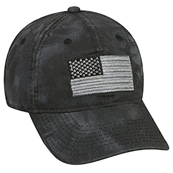 【中古】【インポート品・未当て嵌める】(Kryptek Typhon Camo) - Kryptek Adjustable Closure Tonal American Flag Cap