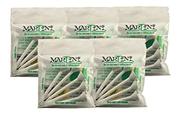 【中古】【輸入品・未使用】Martini Golf Teesホワイト5?- Pack (5?Count)
