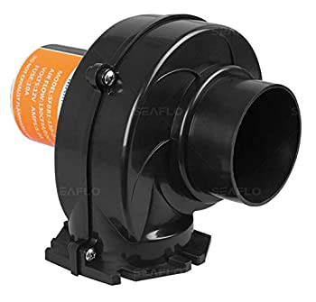【中古】【インポート品・未当て嵌める】Seaflo In Line Bilge Air Blower 130CFM Boat Black Ventilation Marine 12V 2.5AMP