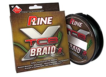 【中古】【輸入品・未使用】p-line TCB 8キャリア300-yard編組釣りライン グリーン