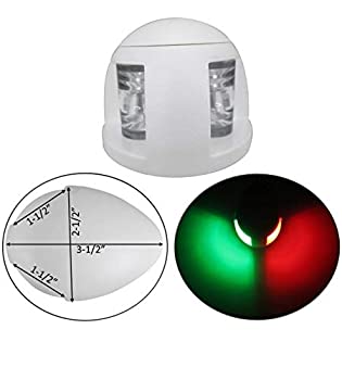 【中古】【インポート品・未当て嵌める】MARINE BOAT RED AND GREEN BOW LED NAVIGATION LIGHT WATERPROOF 12M BOAT MX