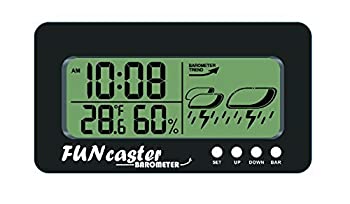 【中古】【輸入品・未使用】Funcaster Barometer Golf Cart Ambient Weather Clock Boat Office Home W/ Time ...|ムジカ&フェリーチェ店