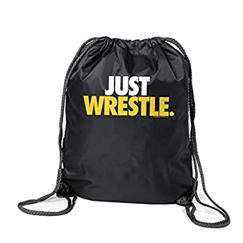 【中古】【インポート品・未当て嵌める】Just Wrestle Cinch Sack | Wrestling御徒面子by ChalkTalkSPORTS |複数形の色 黒いこと