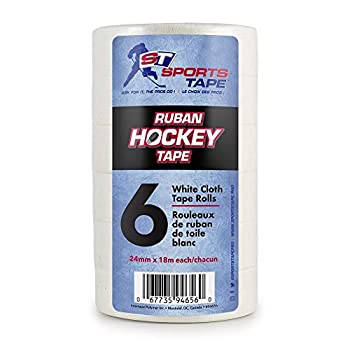 【中古】【インポート品・未当て嵌める】SportsTape Hockey Tape - 6 Roll Multipack (White)
