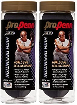 【中古】【輸入品・未使用】(Two cans) - Purple Pro Penn HD Racquetballs|ムジカ&フェリーチェ店