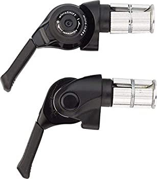 【中古】【インポート品・未当て嵌める】Microshift 10-Speed Aero Bar End Shifters For Time Trial Triathlon Bike by microSHIFT
