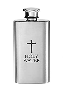 【中古】【輸入品・未使用】Stainless Steel Holy Water Bottle Container with Screw Top Lid%ｶﾝﾏ% 2 Ounce by Religious Gifts