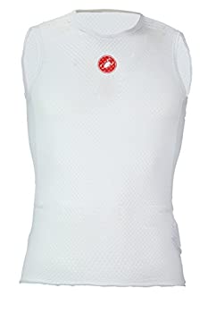 【中古】【輸入品・未使用】Castelli Pro Issue ノースリーブベースレイヤー - メンズ ホワイト XL
