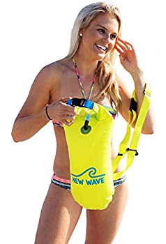 【中古】【インポート品・未当て嵌める】New Wave Swim Buoy スイムブイ 水浴びブイ オープンウォータースイマー、トライアスロン、トライアスリート用軽さブイ 形づくるや市民大会で当て嵌める