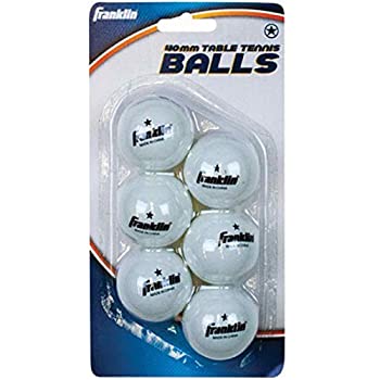 【中古】【輸入品・未使用】(6) - Franklin Sports Industry 57113 Table Tennis Balls%ｶﾝﾏ% 1-Star%ｶﾝﾏ% White%ｶﾝﾏ% 6-Pk.