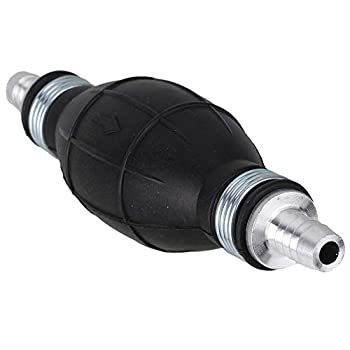 【中古】【輸入品・未使用】RDEXP ブラック 10mm ゴムと金属 一方向バルブ 燃料ライン ハンドプライマーバルブ マリンボート部品用