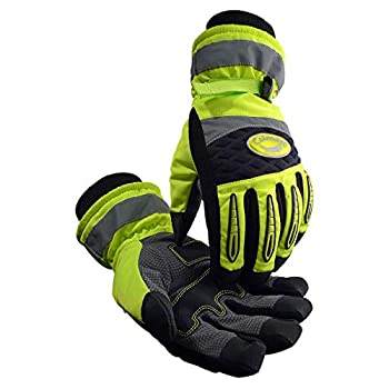【中古】【輸入品・未使用】カイマン2991-5 Rhino-Tex Heatrac III HI-VISグローブ、大