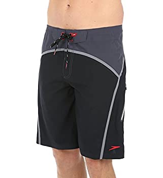 【中古】【輸入品・未使用】Speedo Men's Tech Bonded Boardshort 21 Inch%ｶﾝﾏ% Black%ｶﾝﾏ% 34