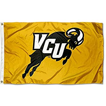 【中古】【輸入品・未使用】VCU Rams Jumping Ram Collegeフラグ
