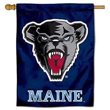 【中古】【輸入品・未使用】Maine Black Bears家フラグバナー