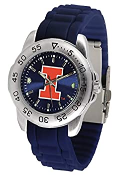 【中古】【輸入品・未使用】Illinois Fighting Illiniスポーツシリコンメンズ腕時計｜ムジカ＆フェリーチェ店