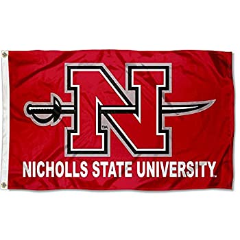 【中古】【輸入品・未使用】Nicholls State Colonels University Large Collegeフラグ