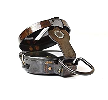 【中古】【輸入品・未使用】Lensatic Compass ブラック ミリタリー ヴィンテージ アンティーク 航海 3インチ アンティーク 真鍮