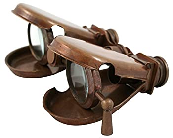 【中古】【輸入品・未使用】Historical Emporium 連結式折り畳み 真鍮 双眼鏡 One Size ブロンズ｜ムジカ＆フェリーチェ店