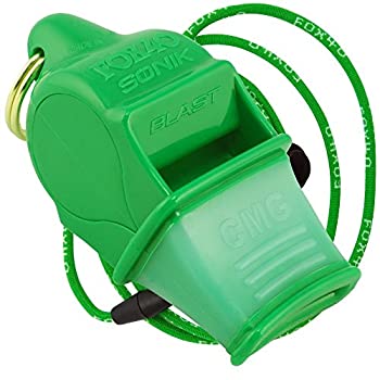 【中古】【インポート品・未当て嵌める】Fox 40ソニックブラストCMG呼び笛 With Lanyard 緑であること