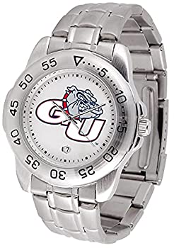 【中古】【インポート品・未当て嵌める】Gonzaga Bulldogs運動競技スチール写真メンズウオッチ