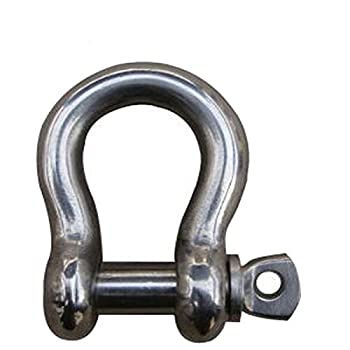 【中古】【輸入品・未使用】MarineNow USタイプ316 ステンレス鋼 ボウシャックル 大型スクリューピン付き 碇、トーイング、オフロードリカバリー用